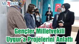 Gençler Milletvekili Uygur’a Projelerini Anlattı