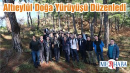 Altıeylül Doğa Yürüyüşü Düzenledi