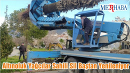 Altınoluk Yağcılar Sahili Sil Baştan Yenileniyor
