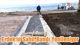 Erdek'in Sahil Bandı Yenileniyor