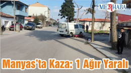Manyas’ta Kaza: 1 Ağır Yaralı
