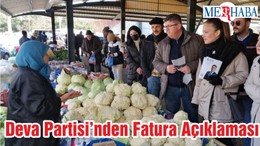 Deva Partisi’nden Fatura Açıklaması