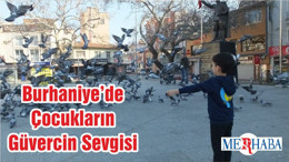 Burhaniye’de Çocukların Güvercin Sevgisi