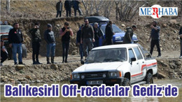 Balıkesirli Off-roadcılar Gediz'de