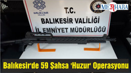 Balıkesir'de 59 Şahsa 'Huzur' Operasyonu