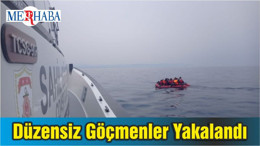 Düzensiz Göçmenler Yakalandı İnsani Yardımda Bulunuldu