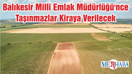 Balıkesir Milli Emlak Müdürlüğü'nce Taşınmazlar Kiraya Verilecek