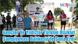 Gençler Ve Yıldızlar Türkiye Bisiklet Şampiyonası Balıkesir'de Sona Erdi
