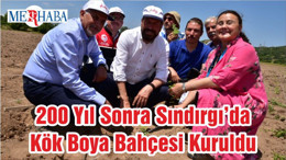 200 Yıl Sonra Sındırgı’da Kök Boya Bahçesi Kuruldu