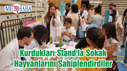 Kurdukları Stand'la Sokak Hayvanlarını Sahiplendirdiler