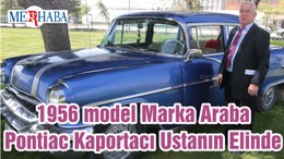 1956 model Marka Araba Pontiac Kaportacı Ustanın Elinde