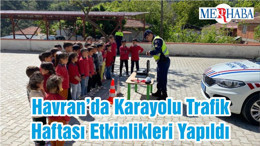 Havran’da Karayolu Trafik Haftası Etkinlikleri Yapıldı