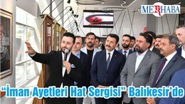 “İman Ayetleri Hat Sergisi” Balıkesir’de