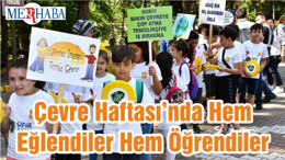 Çevre Haftası’nda Hem Eğlendiler Hem Öğrendiler