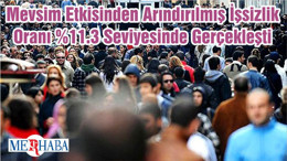 Mevsim Etkisinden Arındırılmış İşsizlik Oranı %11.3 Seviyesinde Gerçekleşti