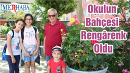 Okulun Bahçesi Rengârenk Oldu