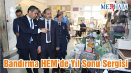 Bandırma HEM’de Yıl Sonu Sergisi