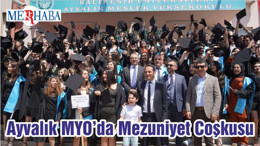 BAÜ Ayvalık MYO’da Mezuniyet Coşkusu