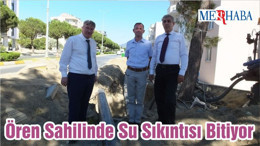 Burhaniye Ören Sahilinde Su Sıkıntısı Bitiyor