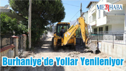 Burhaniye’de Yollar Yenileniyor