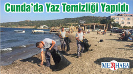 Cunda’da Yaz Temizliği Yapıldı