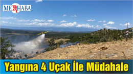Yangına 4 Uçak İle Müdahale