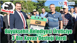 Büyükşehir Belediyesi Üreticiye 3 Bin Kovan Desteği Verdi