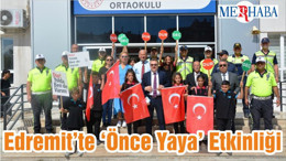 Edremit’te ‘Önce Yaya’ Etkinliği