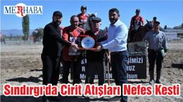 Sındırgı'da cirit Atışları Nefes Kesti