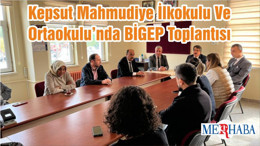 Kepsut Mahmudiye İlkokulu Ve Ortaokulu’nda BİGEP Toplantısı