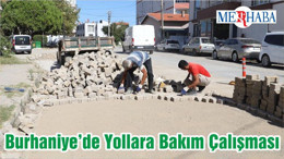 Burhaniye’de Yollara Bakım Çalışması