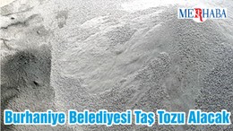 Burhaniye Belediyesi Taş Tozu Alacak