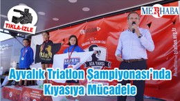 Ayvalık Triatlon Şampiyonası’nda Kıyasıya Mücadele