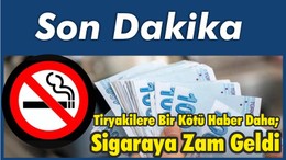 Tiryakilere Bir Kötü Haber Daha; Sigaraya Zam Geldi