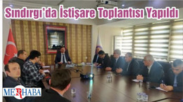 Sındırgı’da İstişare Toplantısı Yapıldı
