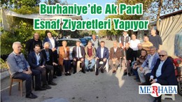 Burhaniye’de Ak Parti Esnaf Ziyaretleri Yapıyor