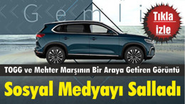 TOGG ve Mehter Marşının Bir Araya Getiren Görüntü Sosyal Medyayı Salladı