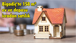 Balıkesir Bigadiç Bozbük Mahallesi'nde 158 m² ev ve deposu icradan satılık