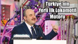 Yerli İlk Lokomotif Motor Tanıtıldı
