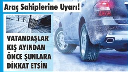 Araç sahiplerine uyarı!