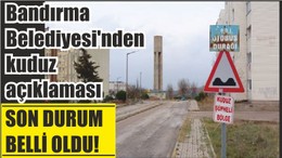 Bandırma Belediyesi'nden kuduz açıklaması