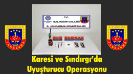 Karesi ve Sındırgı’da Uyuşturucu Operasyonu