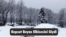 Kepsut Beyaz Elbisesini Giydi