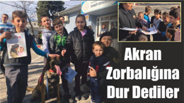 Akran Zorbalığına Dur Dediler