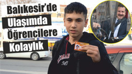 Balıkesir’de Ulaşımda Öğrencilere Kolaylık