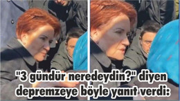 Deprem bölgesine giden Akşener, "3 gündür neredeydin?" diyen depremzeye böyle yanıt verdi: Bilerek gelmedim