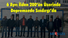 6 Ayrı İlden 200’ün Üzerinde Depremzede Sındırgı’da