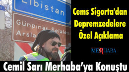 Cems Sigorta'dan Depremzedelere Özel Açıklama