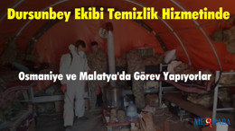 Dursunbey Ekibi Temizlik Hizmetinde