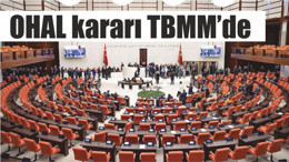 OHAL kararı TBMM’de